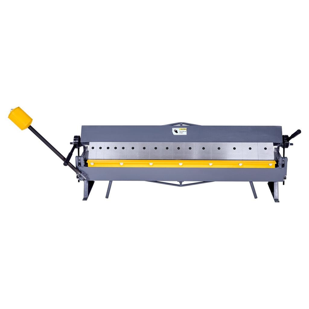 Box and Pan Brake, 1220 mm/48 inch Sheet Metal Bending Brake,16-Gauge Mild Steel Capacity, 0-135 Degree Adjustable, Metal Bender Machine with 16