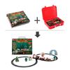 Electric Train Set Safe Realistic Railway Train Christmas Battery-Powered Santa Claus Train Toys Ornaments for Kids Gift