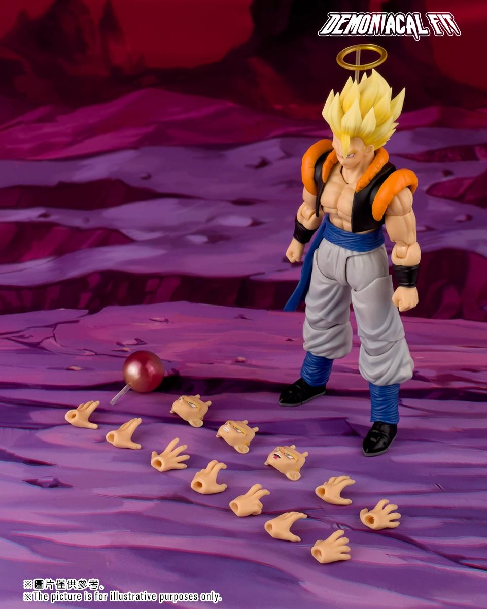 Demoniacal Fit Gogeta Figure Z Shf Super Saiyan Gogeta Hero Waltz Anime Action Figure Model Birthday Gift
