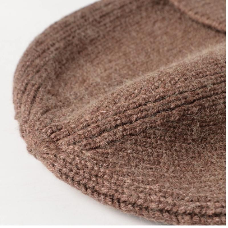 Imitation Rabbit Cashmere Winter Beanie Hats Knit Skull Ski Cap Stripe With Ear Protection Earflaps Men Camping Hiking Skiing