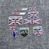 Car Aluminum Sticker Modified UK Germany Italy France Russia Color Scratch Decorative Sticker Random Sticker Tail Sticker