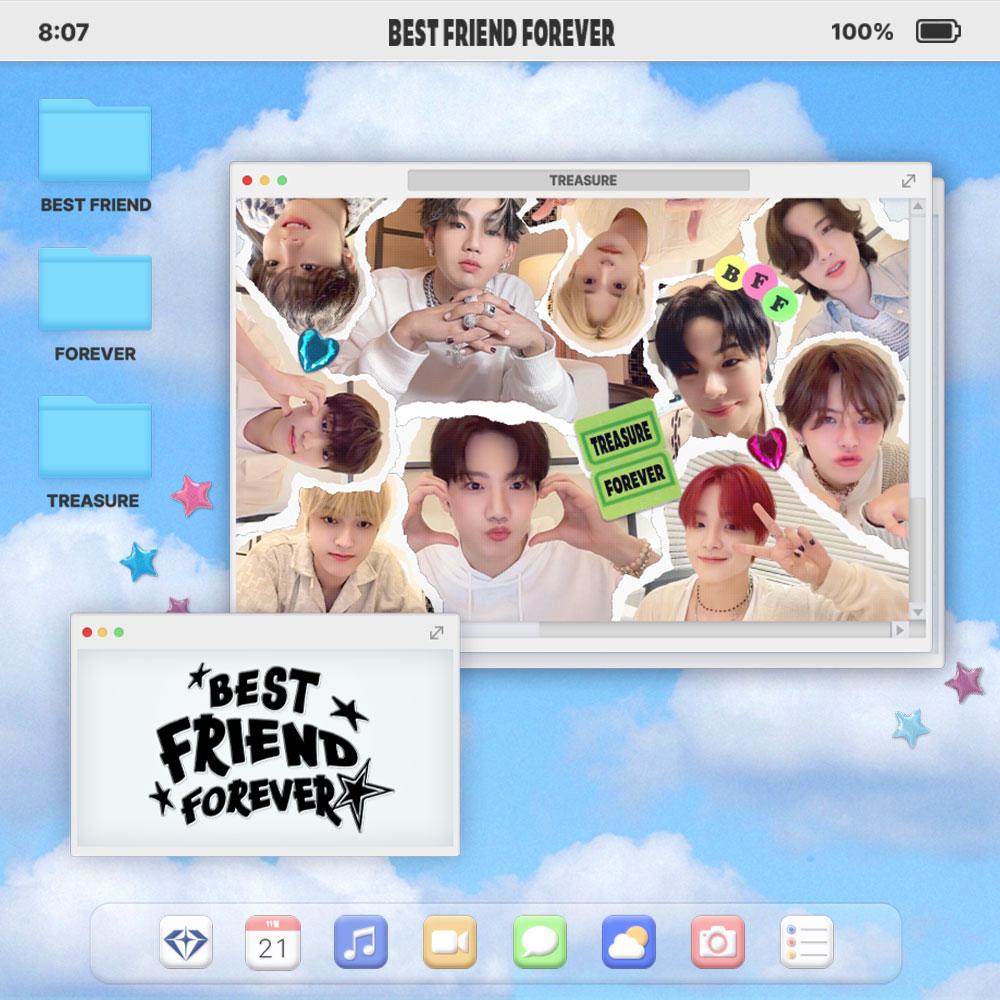 TREASURE Random Keyring (BFF POP-UP Official MD)