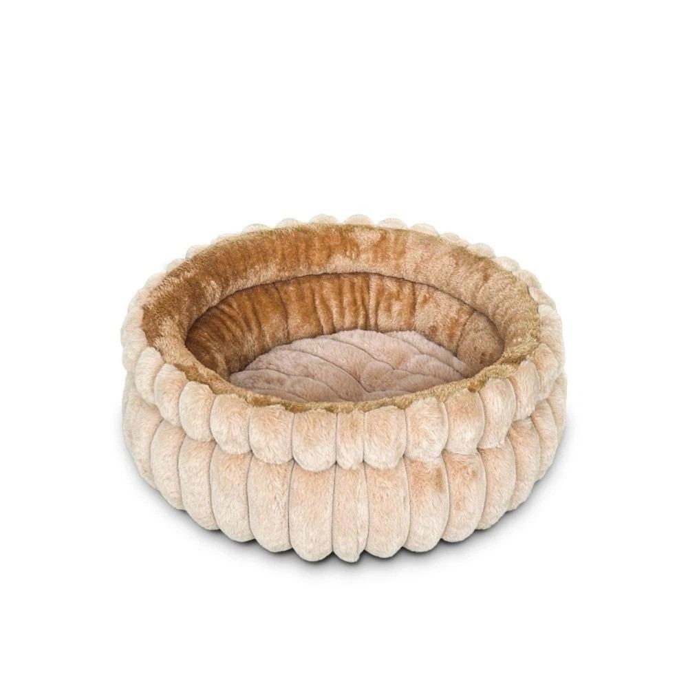 Warm Kattenbank Bankje Rond Huisdier Slaapmand Hond Slaapkussen Hondenhok voor Katten en Honden