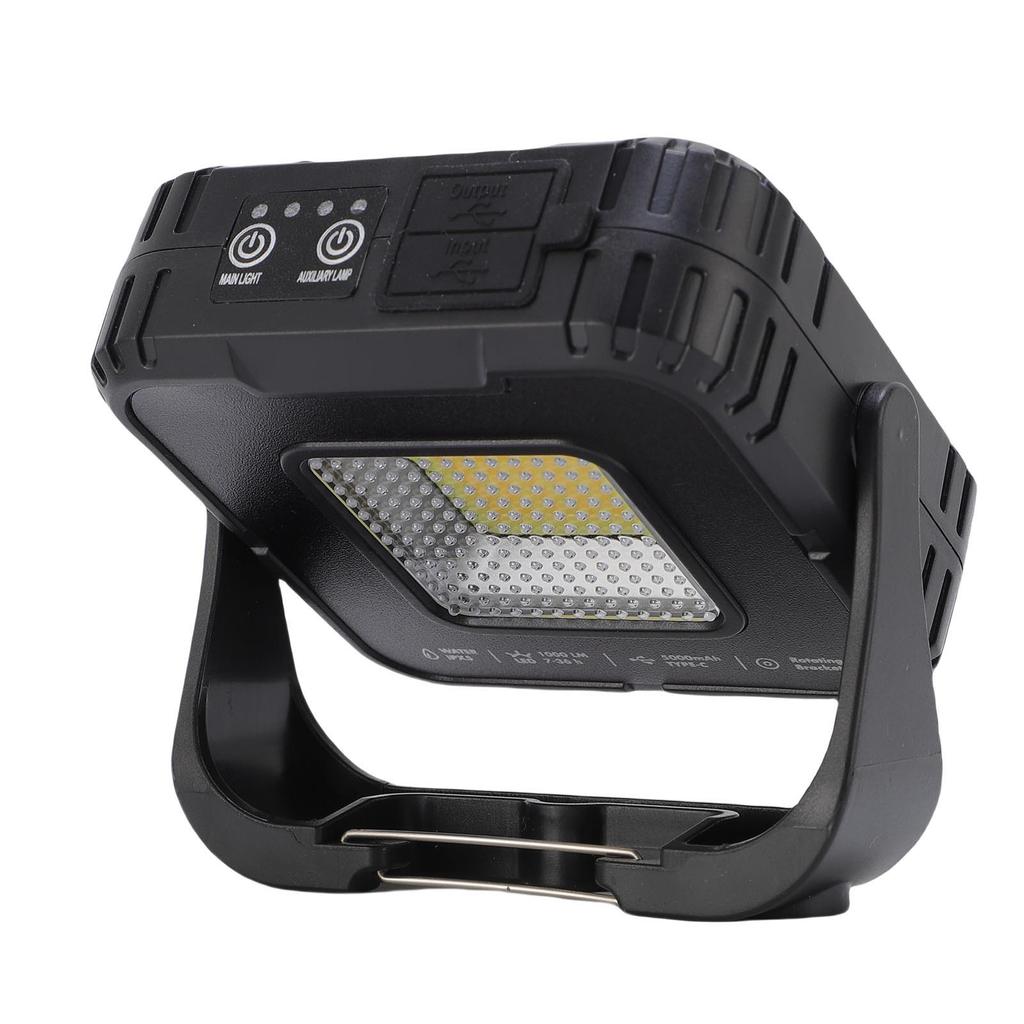 Double Sided Camping Light Rechargeable Stepless Dimming 1000LM Rain Proof Tent Lamp for Outdoor All