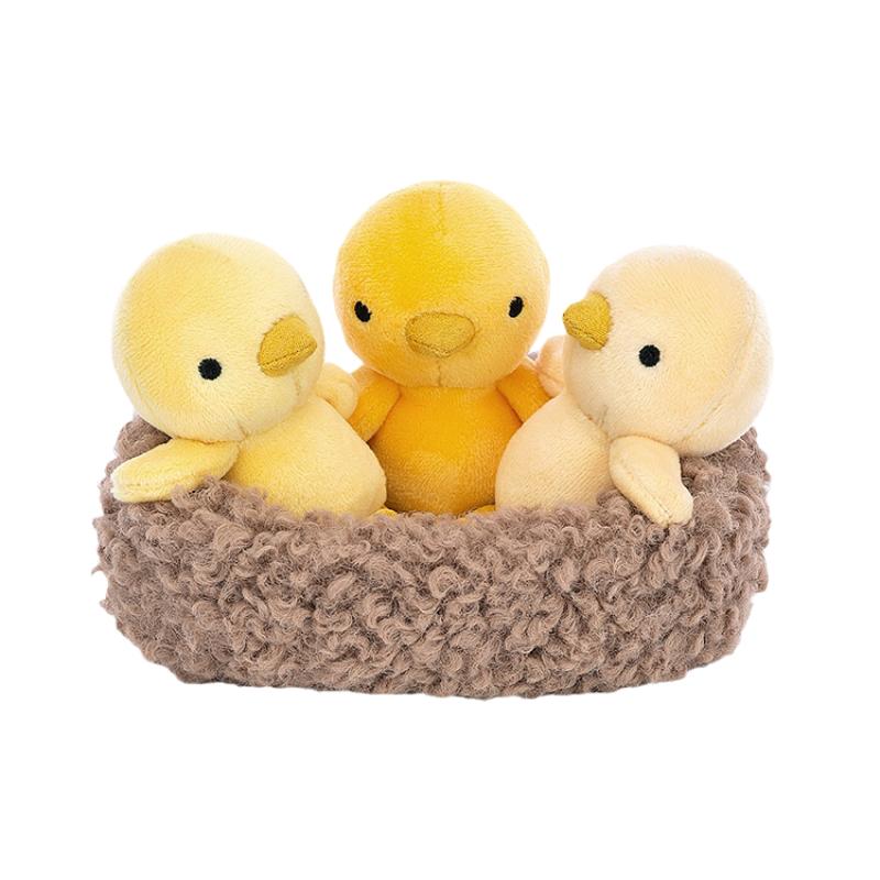 JELLYCAT Easter Nesting Chick Soothing Doll Plush Doll 13cm High
