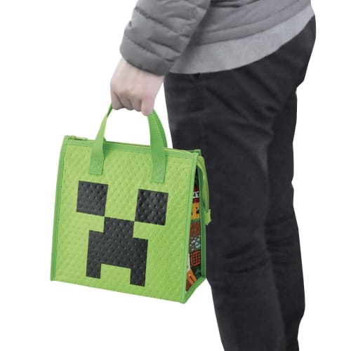 Skater Lunch Bag, Non-Woven Fabric, Insulated Cooler Bag, Minecraft, FBC1-A