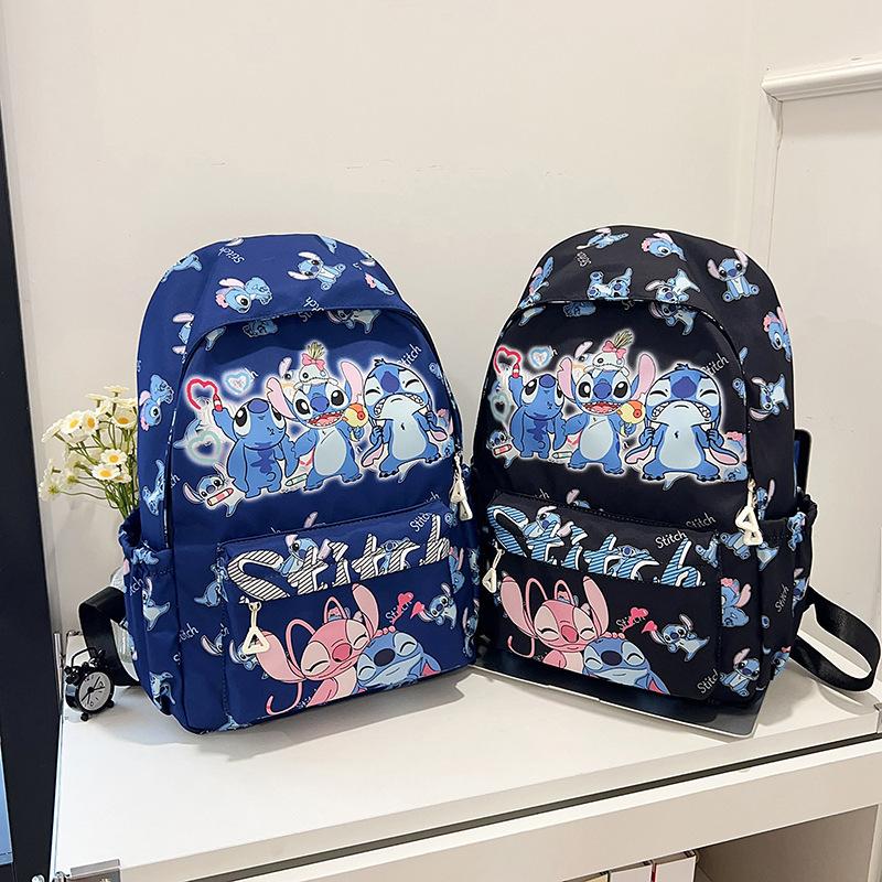 Disney Stitch Backpack Children's Primary School Medium Backpack Weight Loss Ultra Light Backpack
