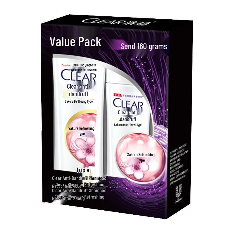 Clear Anti-Dandruff Cherry Blossom Shampoo