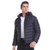 Winter Men's Smart USB Abdominal Back Electric Heating Warm Down Cotton Jacket