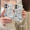 For iPhone 16 Case Guitar Bicycle 3D Epoxy Design Phone Back Cover with Strap