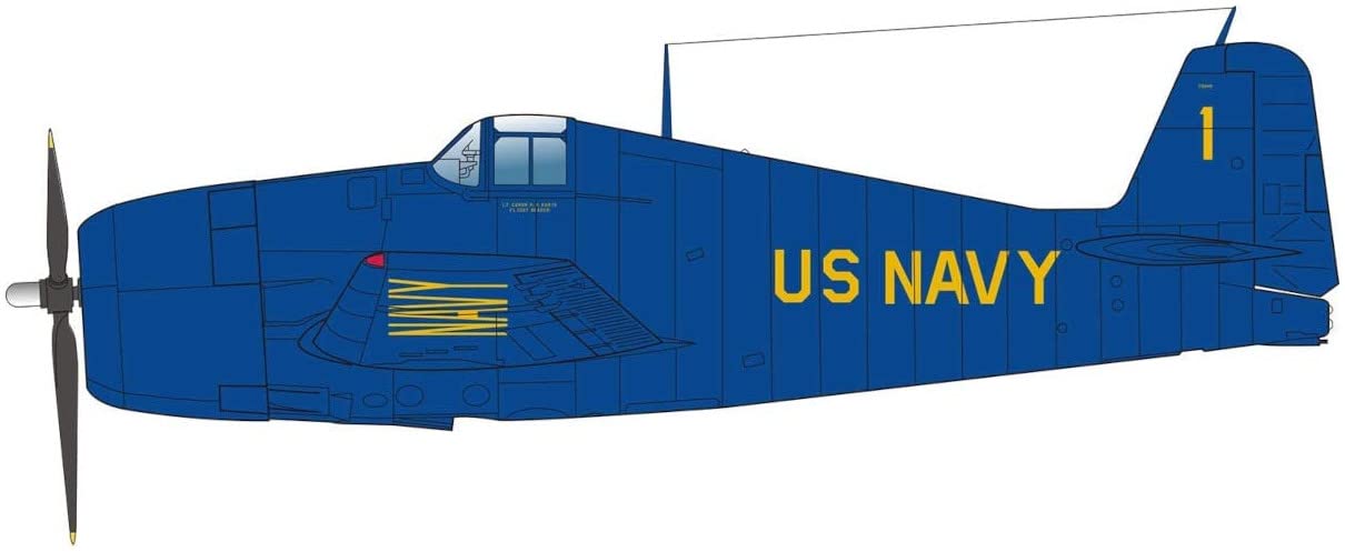 

PLATZ US Navy Hellcat Blue Angels Set Plastic Model 1/144 F6F-5 2-piece PDR-26
