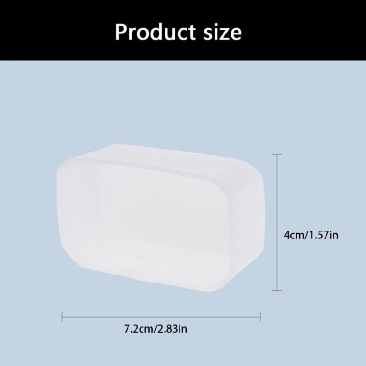 Soft Light Flash Diffuser Dome Bounce Diffuser for V480 Hot Shoe Mount Camera Equipment Softbox Accessories