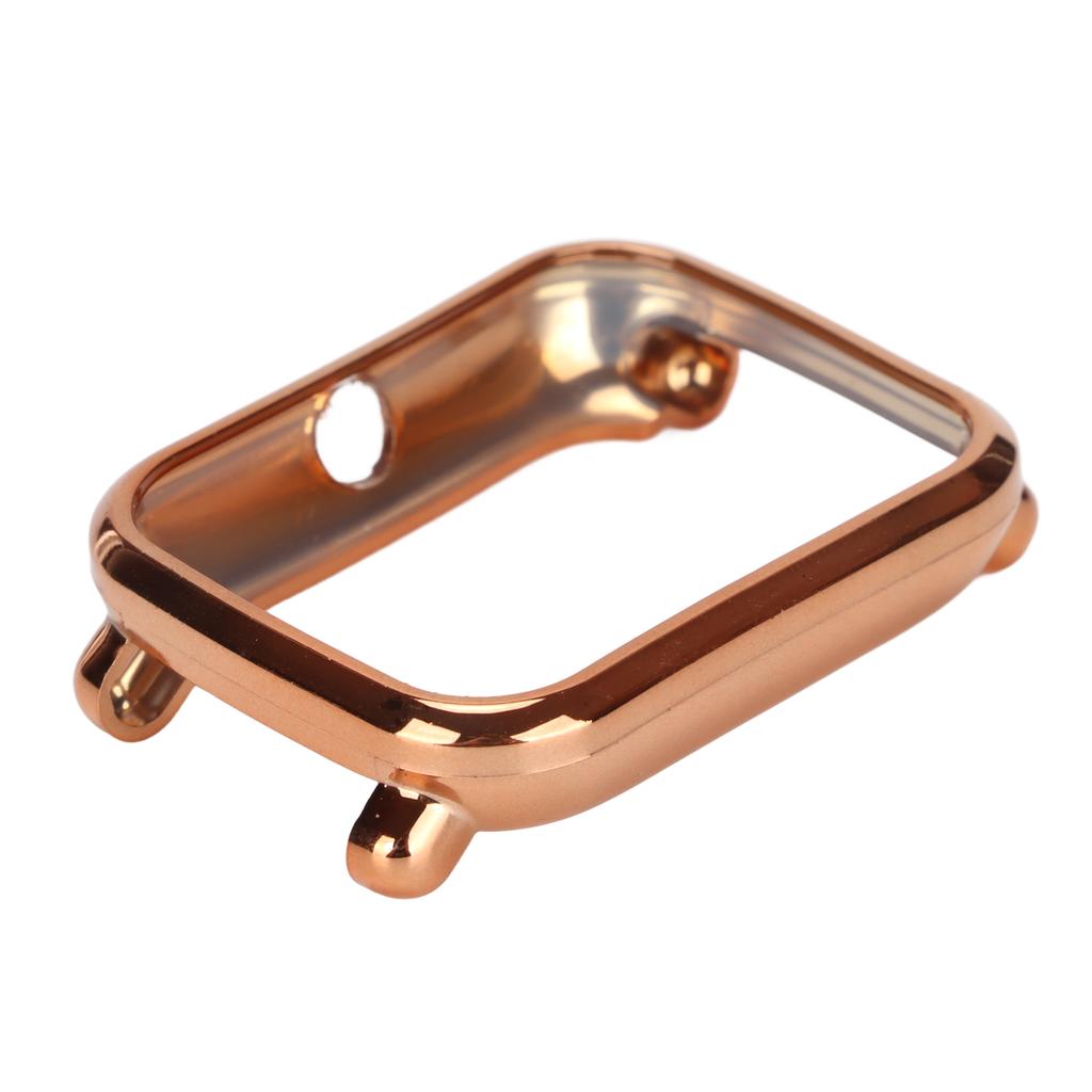 Rundum-Schutzhülle mit Kantenschutz für Huami Amazfit Bip U Smartwatch, stoßfest, Roségold