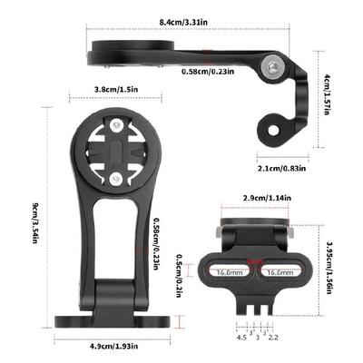 Aluminiumlegierungen Fahrrad Steuersätze Obere Kappe Ersatz Fahrradkamera Halter Halterung Adapter Verstellbare Winkel Halter