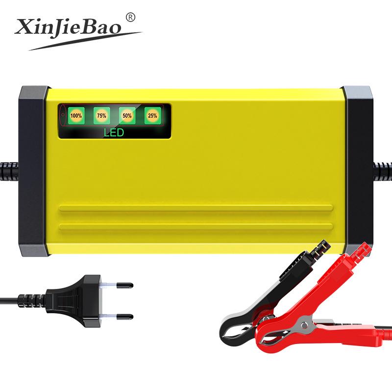 12V Smart Motorcycle & Car Battery Charger: Trickle Charge & Maintenance