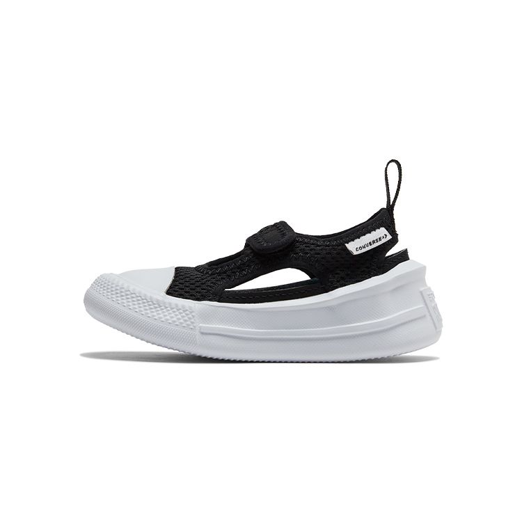 Converse Durable Low-Top Sandals Baby Sandals Black White A03658C