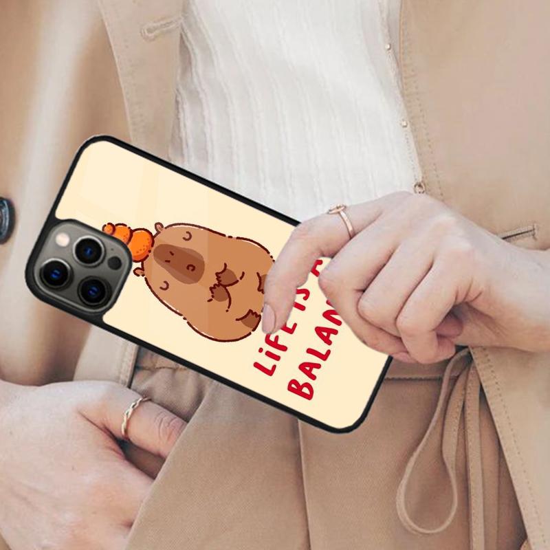 Curious Cute Capybara Magnetic Phone Case For APPLE iPhone 17 Air 16 14 13 12 Pro Max 15 Plus Wireless Charge With MagSafe Cover