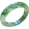 High Ice Floating Green Jade Guifei Bracelet with Floral Design