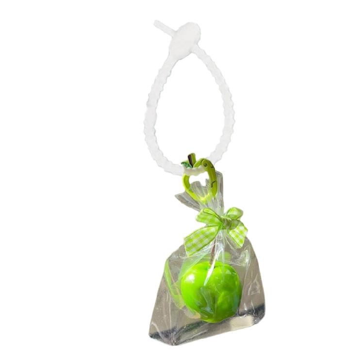 

Ideal Fruit Charm Keychain For Gifting On Special Occasions To Loved Ones Symbolizing Affection And Good Wishes зелений