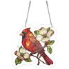 Acrylic Stained Glass Style Dragon Sun Catcher Window Hanging Ornament with Chain for Home Decoration and Gift