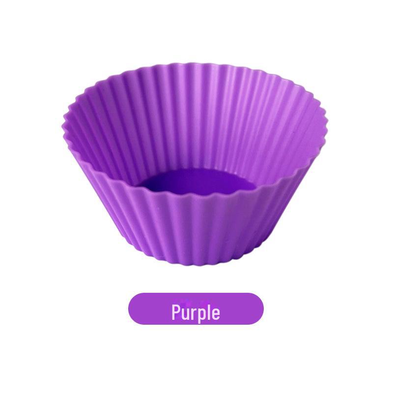 Silicone Cake Mold & Muffin Cup Baking Tools for Cookies, Chiffon, Snow Mei Niang, Egg Tarts, Pudding, and Rice Cake.