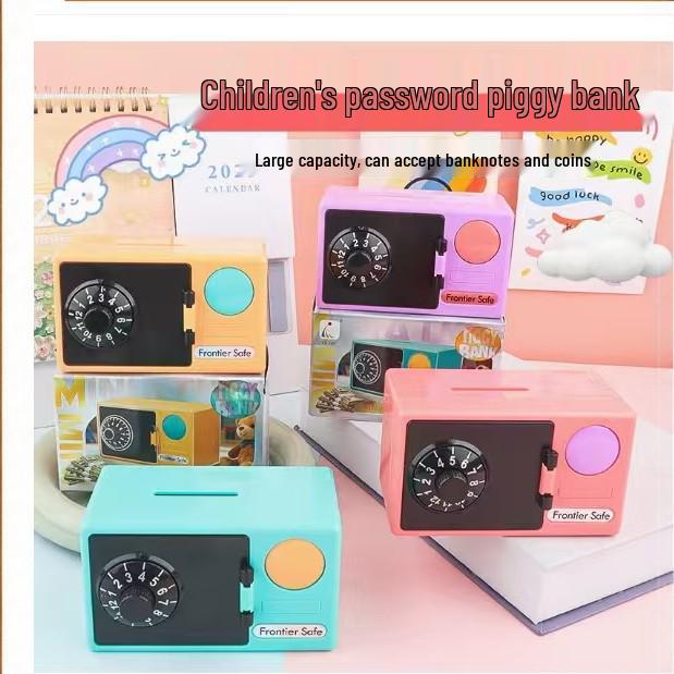 Cross-Border Large Capacity Password Money Box - Educational Toy Gift Plastic