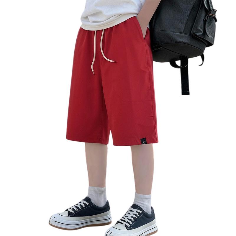 Boys' Summer Casual Korean-Style Shorts - Mid-Length Trendy Capri Pants