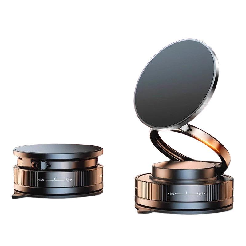 

1Pc Car Mobile Phone Holder Magnetic Suction 360 Degree Rotation Vacuum Adsorption Convenient Folding Bracket Home and Car Dual-purpose Model