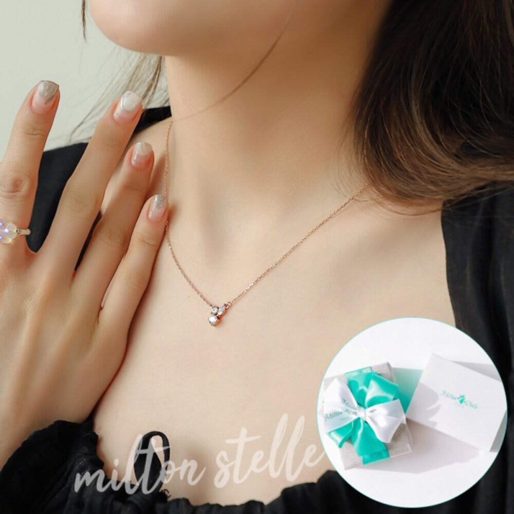 

[92.5 Silver/Tutto Di Me] Purita 925 Silver Necklace+Handmade+ white