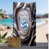 Asciugamano da Spiaggia Stampato Bayern Monaco Asciugamano Morbido ad Asciugatura Rapida Coperta da Spiaggia Rettangolare Grande Portatile per Viaggi Piscina