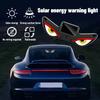 Zonne-auto Duivelse Ogen Licht Auto Dynamische Ogen LED Licht Knipperend Bewegende Ogen Auto Lichten Sfeerlamp Decoratie Geen Bedrading Nodig