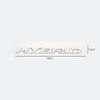 Compatible with Lexus IS Series Rear Logo Lettering Car Sticker