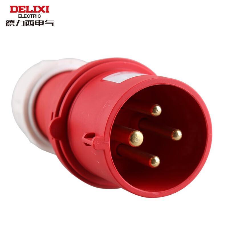 DELIXI Electric Industrial Aviation Plug 63A 4-Core 415V