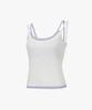 Pointel Sleeveless Bra Top White