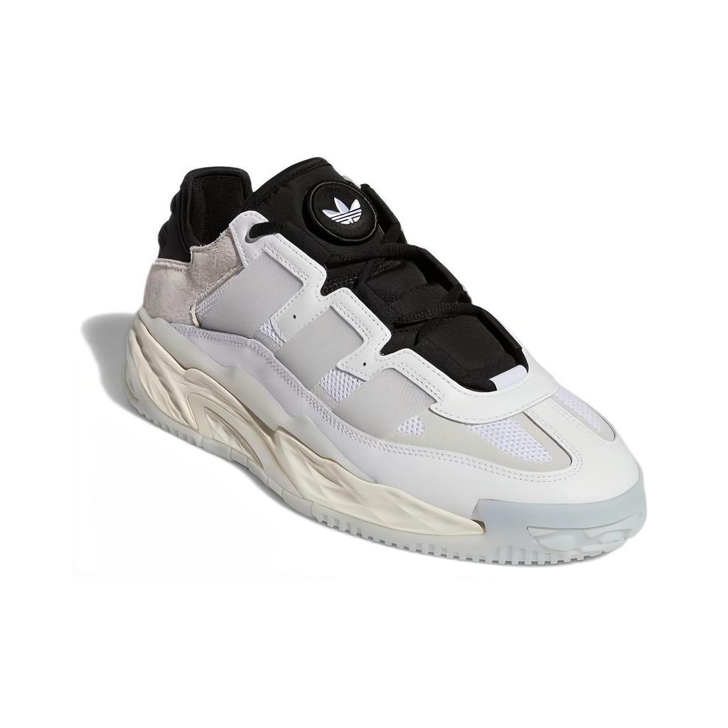 adidas Originals Niteball Stof Leer Comfortabel Sports Slipbestendig Duurzaam Ademend Lage Top Lifestyle Casual Schoenen HR2020