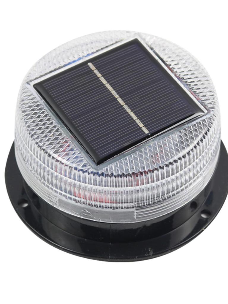 Solar-Powered Magnetic Flashing Traffic Strobe Light