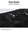 2025 Niche Embroidered Lightning Loose Jeans for Men & Women - Casual Street Style Straight-Leg Floor-Length Pants