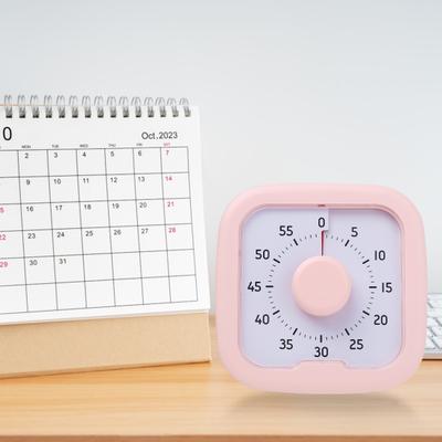 Temporizador de contagem regressiva visual para reuniões na cozinha Temporizador magnético silencioso Visor fácil de ler 60