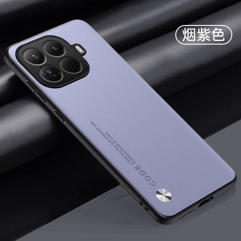 For Xiaomi 17T Pro Case Simple PU Vegan Leather Silicone Phone Cover For Mi 17T Shell New Model Non-Slip Shockproof Bumper