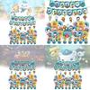 Colorful Octonauts Birthday Party Decoration Set With Spiraling Banners And Balloons