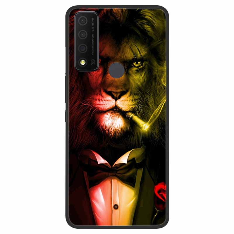 For TCL 30 XE 5G Case Marble Cat Soft Silicone Back Case for TCL 30 XL 30V 5G Phone Cover TCL30 XE T767W 30XE 5G Coque Funda Bag