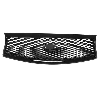 Schwarz glänzend für Eau Rouge Style Frontstoßstange Mesh Grille Grills Ersatz für Infiniti Q50
