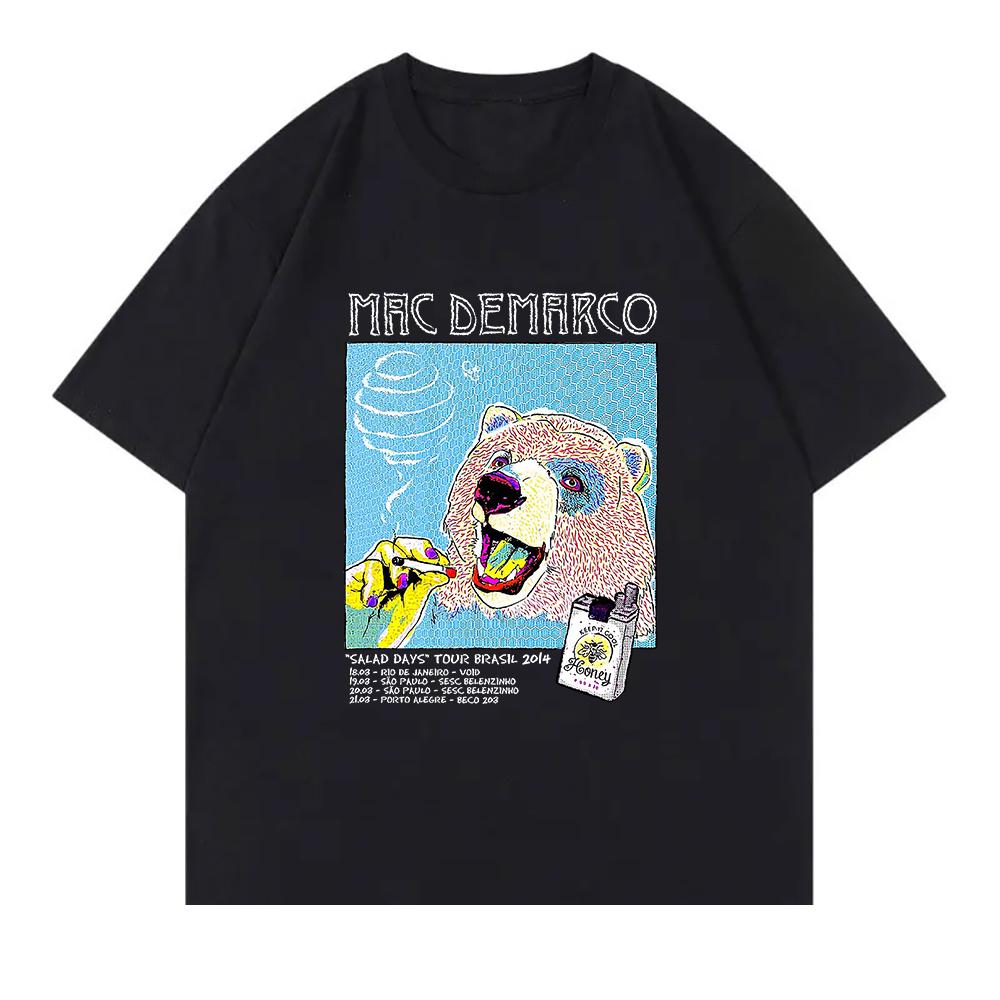 

Mac DeMarco TShirt 2025 Funny Salad Days UnisexWomen Clothing Retro Harajuku High Quality Clothes Cotton for Day Gifts TShirts S