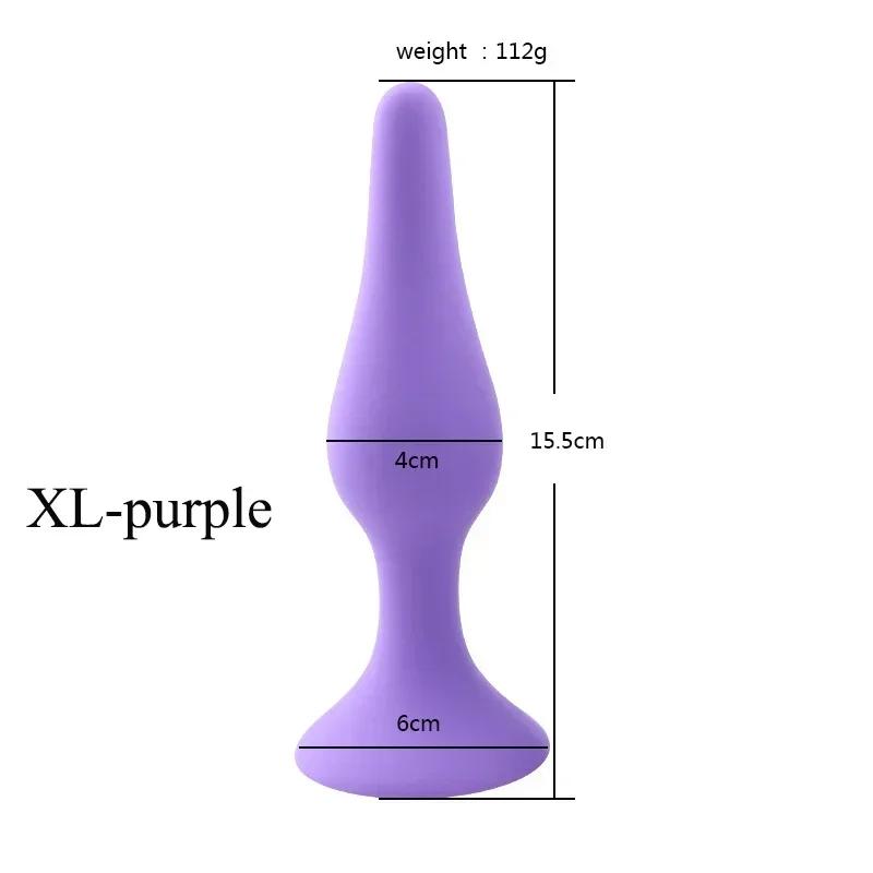 Silicone Anal Plug Sex Toys for Woman Prostate Massager Butt Plug Buttplug Anal Sex Toys for Men Adults Adult Game XL/L/M/S Size