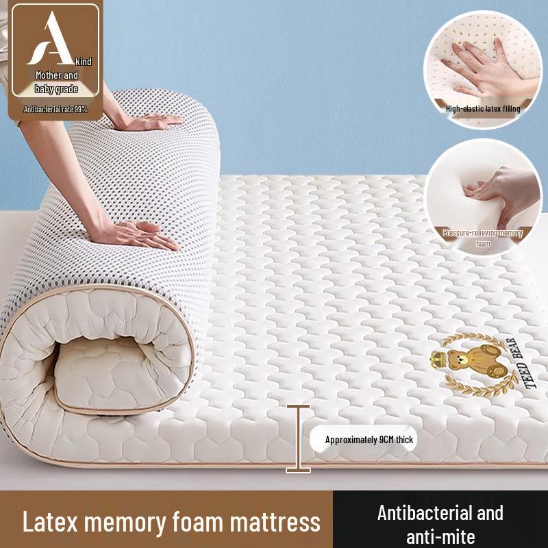Latex Memory Foam Mattress Soft Pad for Home, Dorm, or Rental Use – Ideal for Single Tatami Beds