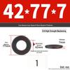 High-Strength Class 12.9 Flat Washer - Thickened & Widened, Sizes M6-M42