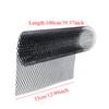100cmx33cm Aluminum Alloy Grille Mesh Roll Automotive Grille Insert Bumper Rhombic Hole Black Car Grill Mesh Sheet