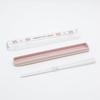 OSK Slide-Type Antibacterial Chopsticks and Case Set, 16.5cm, Bear, for Bento, Dishwasher Safe, KU25
