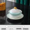 Jingdian Ceramic Double Boiler Stew Pot with Lid