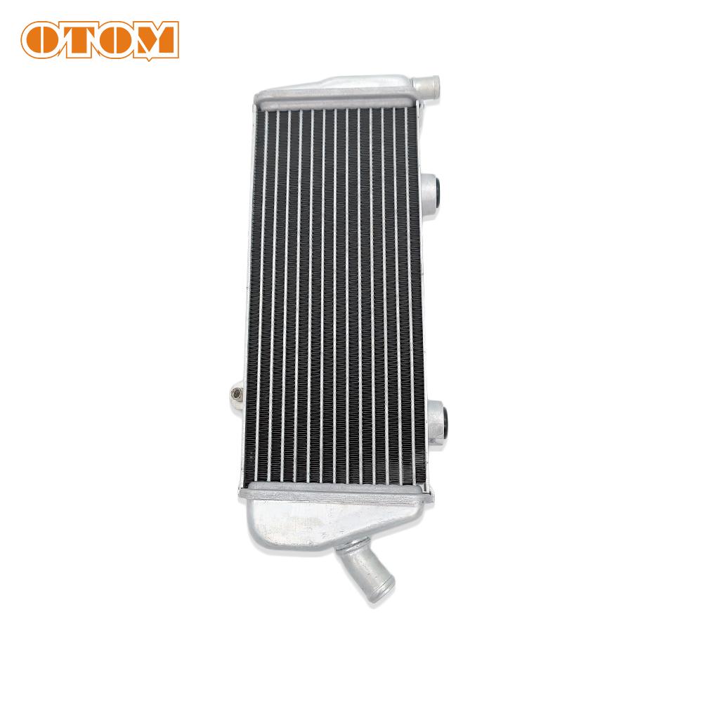 OTOM Мотоцикл Левый Правый Радиатор Охладитель Двигателя Алюминиевый Охлаждение Для KTM SXF XCF SMR HUSQVARNA FC FS 250 350 450 2007-2015 Left